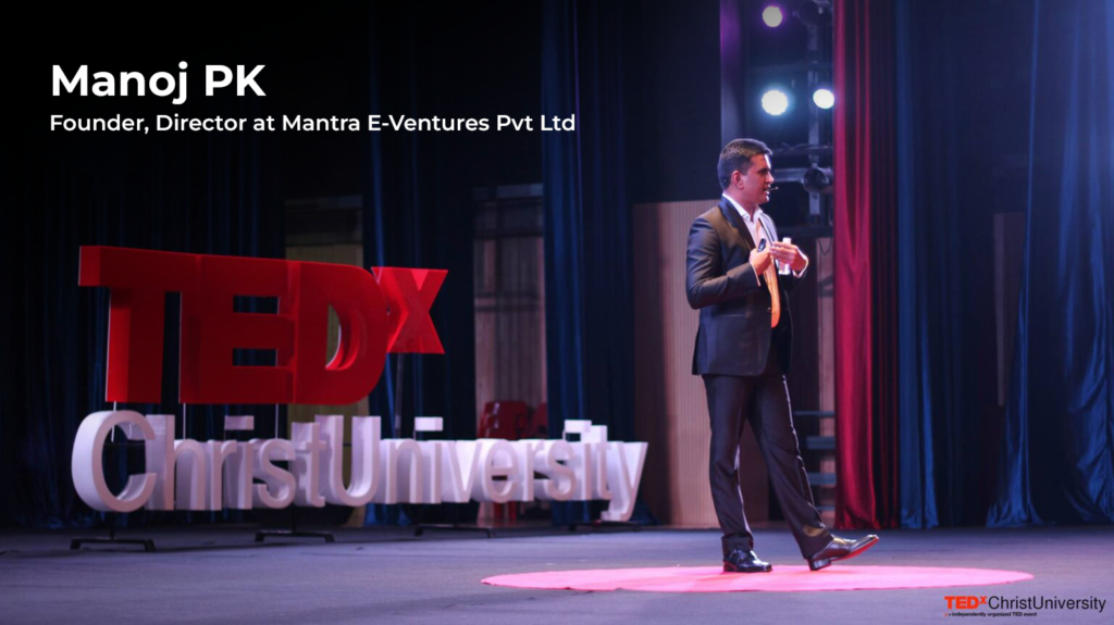 Manoj PK Tedx India Economic Hub